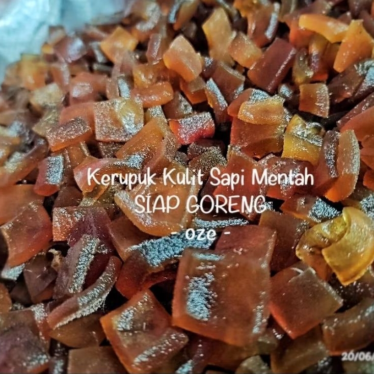 

Kerupuk Kulit Sapi Mentah SIAP GORENG 2kg 100% Kulit Sapi Asli