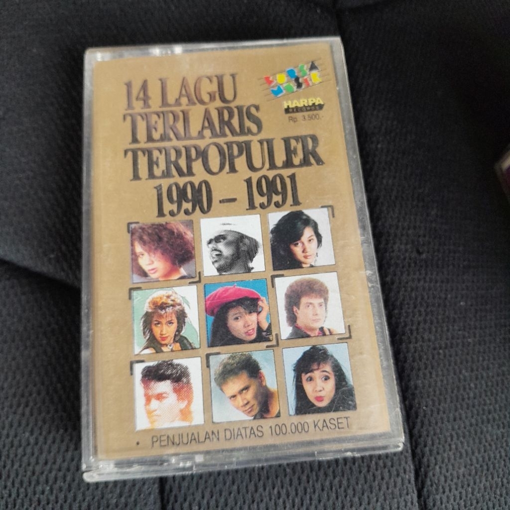 kaset 14 lagu terlaris terpopuler 1990-1991 (nike ardilla,anggun,nicky astria)