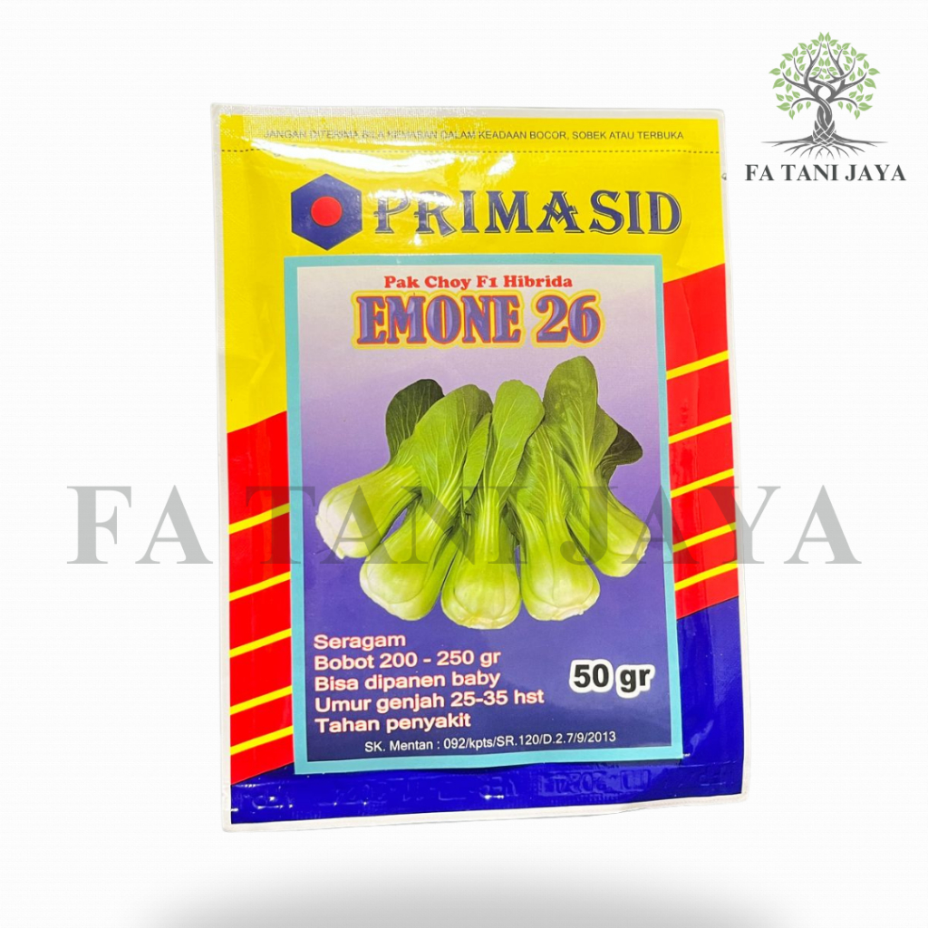 Benih Pakcoy Emone 26 F1 Hibrida Primasid 50gram