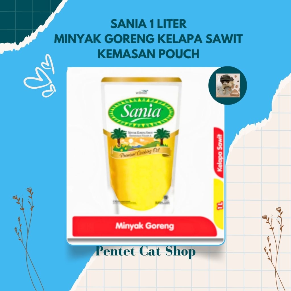 

Minyak Goreng Sania 1 Liter Kemasan Pouch