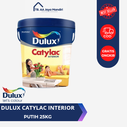 Dulux Catylac Interior Putih 25kg