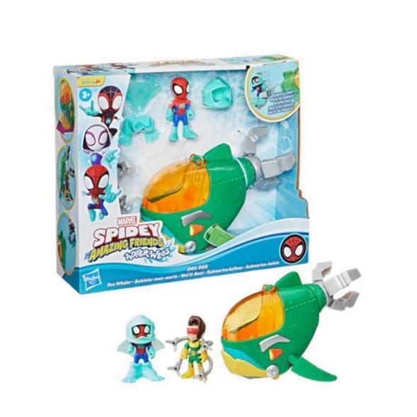 SAF Water-Webs Doc Ock Sea Whaler Avengers Marvel Action FIgure