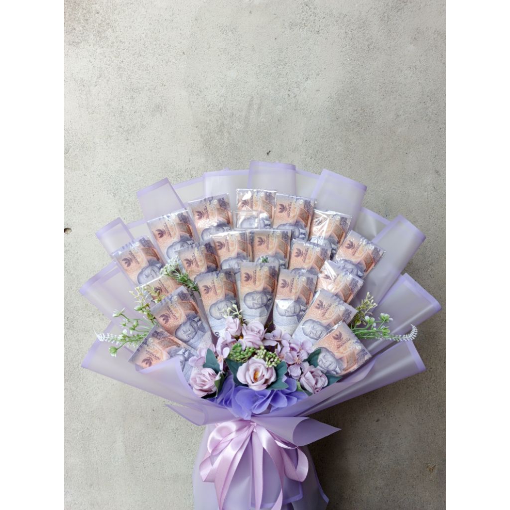 Buket Uang Premium 20 Lembar / Buket Uang / Buket Kosongan