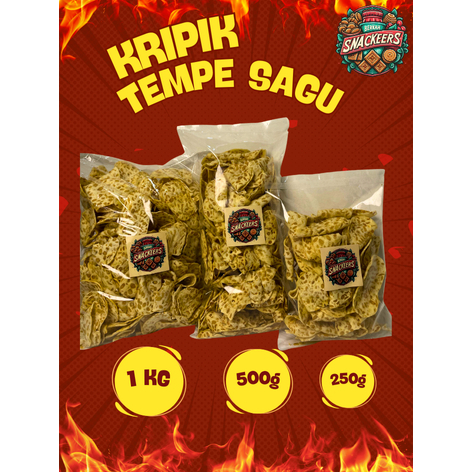 

KERIPIK TEMPE SAGU / KERIPIK TEMPE / TEMPE SAGU GURIH RENYAH / TEMPE SAGU