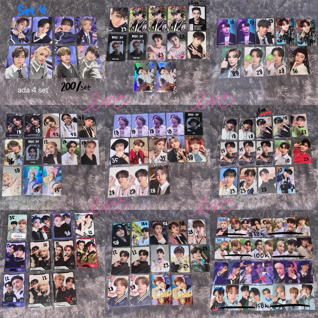 Ready Stock All About Straykids Official Photocard Chan Leeknow Changbin Hyunjin Han Felix Seungmin 