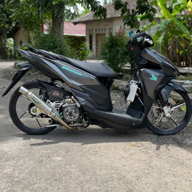 Knalpot Salemba Ceklis Ngaceng Original Vinci Exhaust Pnp Untuk Motor vario 125/150 arm old/new, kna