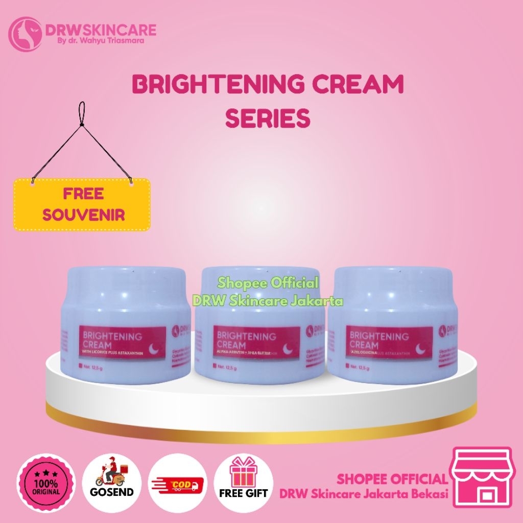 DRW SKINCARE BRIGHTENING CREAM/WHITENING/FLEK HITAM/MELASMA