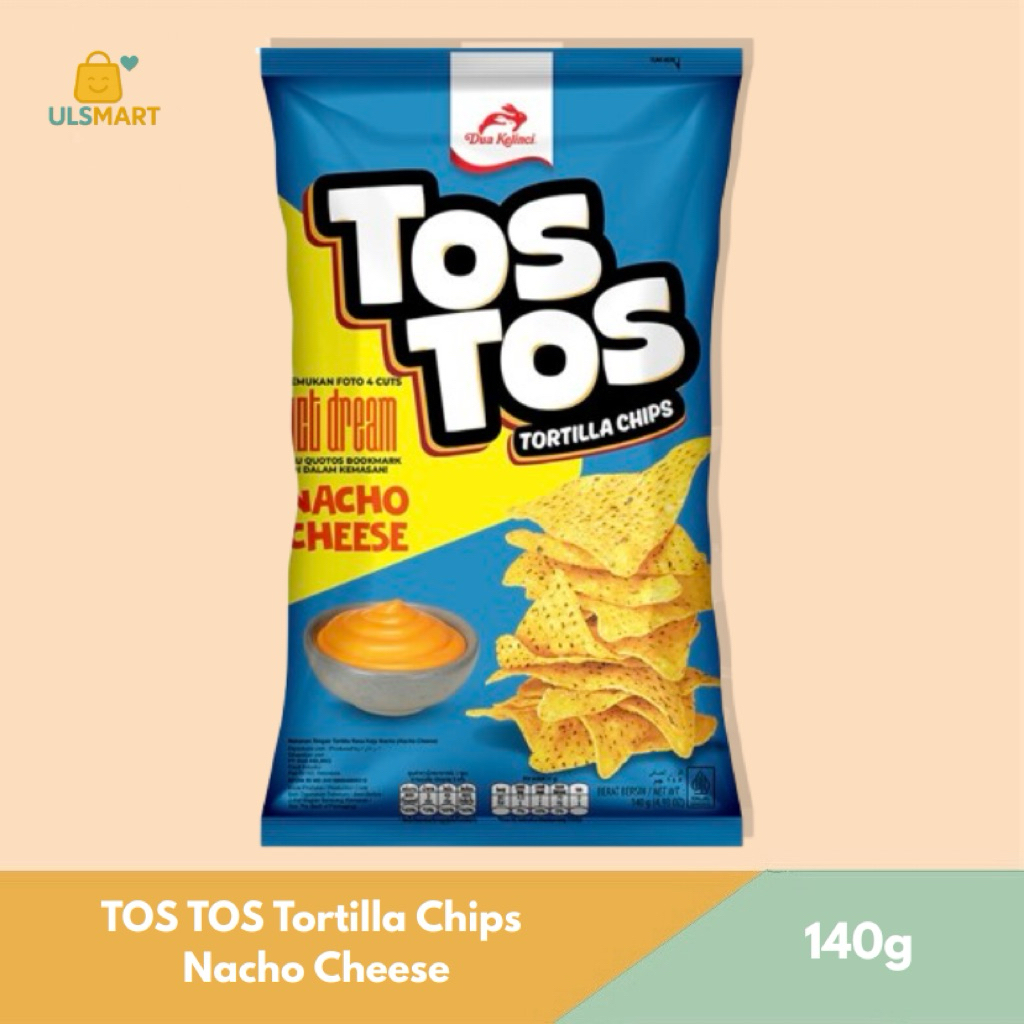 

TOS TOS Tortilla Chips Nacho Cheese 140 g
