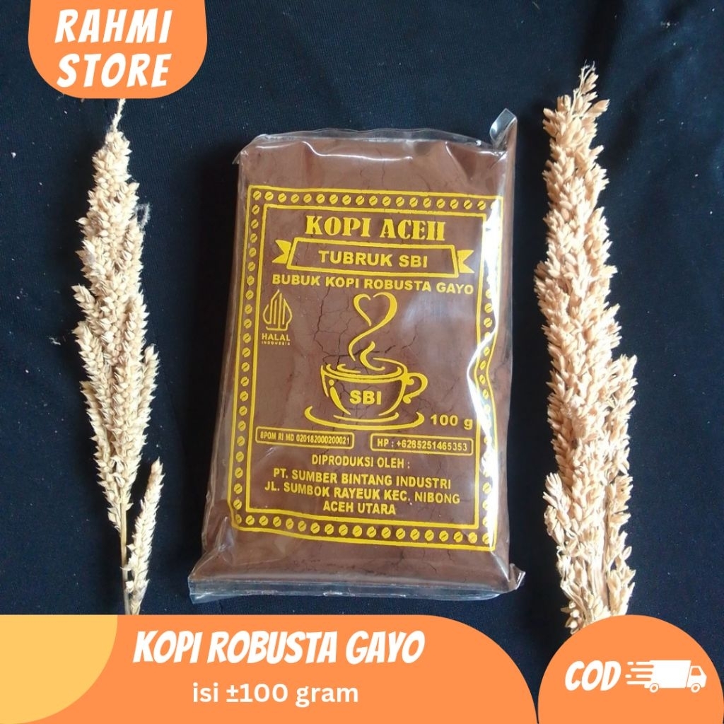 

Kopi Robusta Gayo Aceh Bubuk Halus isi 100 gram Kec. Nibong-Aceh Utara | Aceh