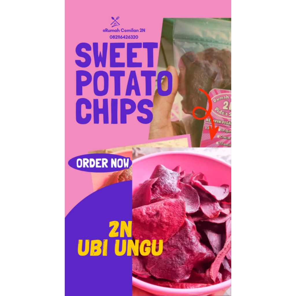 

Keripik Ubi ungu, Sweet potato chips