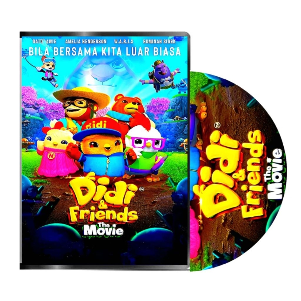 KASET DVD FILMM DAN LAGU ANAK ANAK DIDI AND FRIENDS THE MOVIEE TERBARU