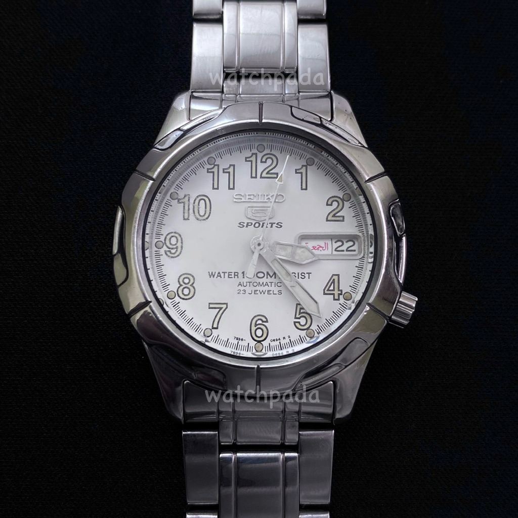 Seiko 5 Sports Automatic SNZ193K1 arabic day 7S36