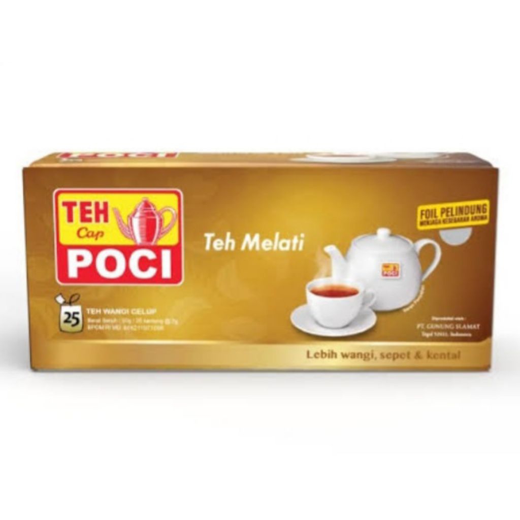 

Teh Poci melati isi25/Teh Celup cap poci