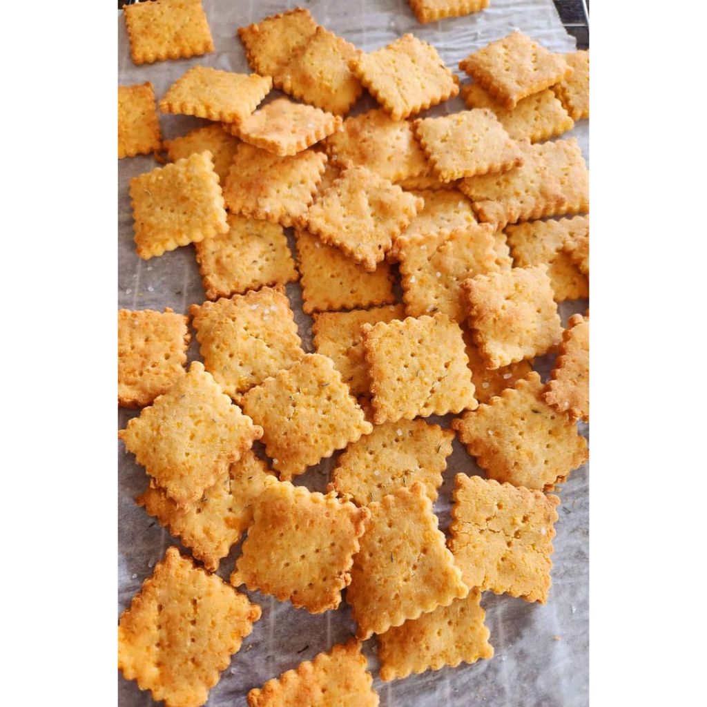 

Original Sourdough Cracker Chips Cemilan Diet Sehat low gluten vegan friendly egg free non dairy