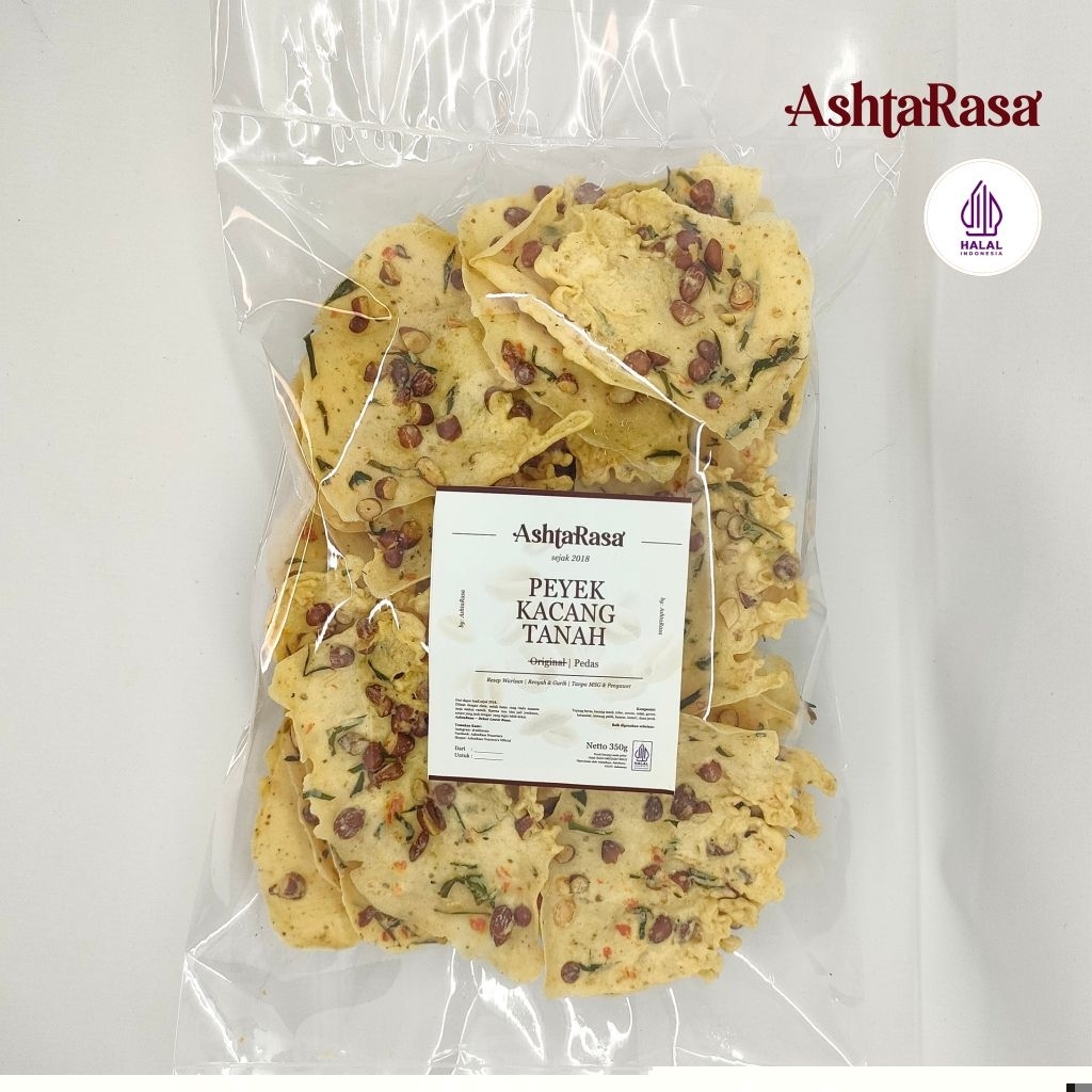 

Peyek Kacang, Peyek Kacang Hijau, Peyek Teri 350g Rasa Pedas | Camilan Gurih HALAL Tanpa MSG