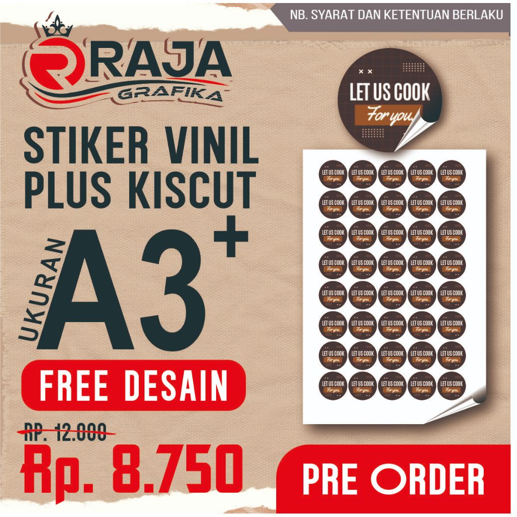 

STICKER VINIL KISSCUT - STICKER LABEL