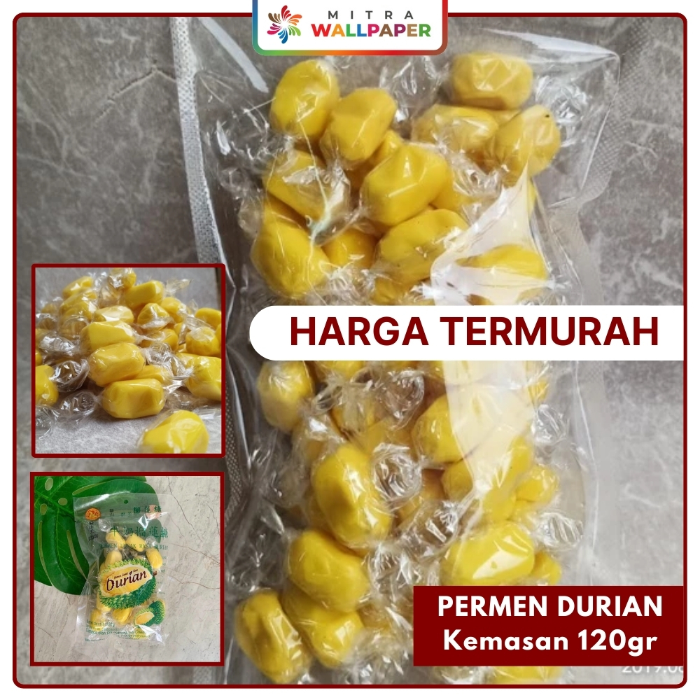 

Permen Durian Pemen Lunak Empuk Rasa Duren Milk Soft Candy Musangking Bangkok Repacked Berat 120gr