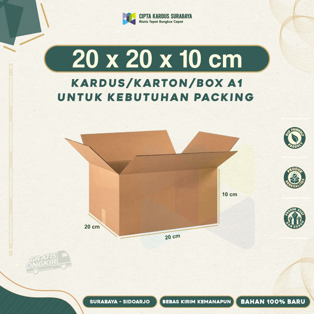 

Box Packing 20x20x10 | Kardus Packing | Karton Packing