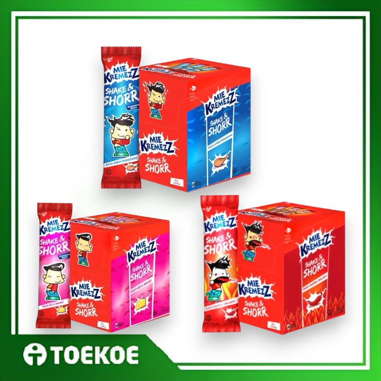 

TOEKOE Mie Kremezz Shorr & Shake Box [Isi 20pcs]