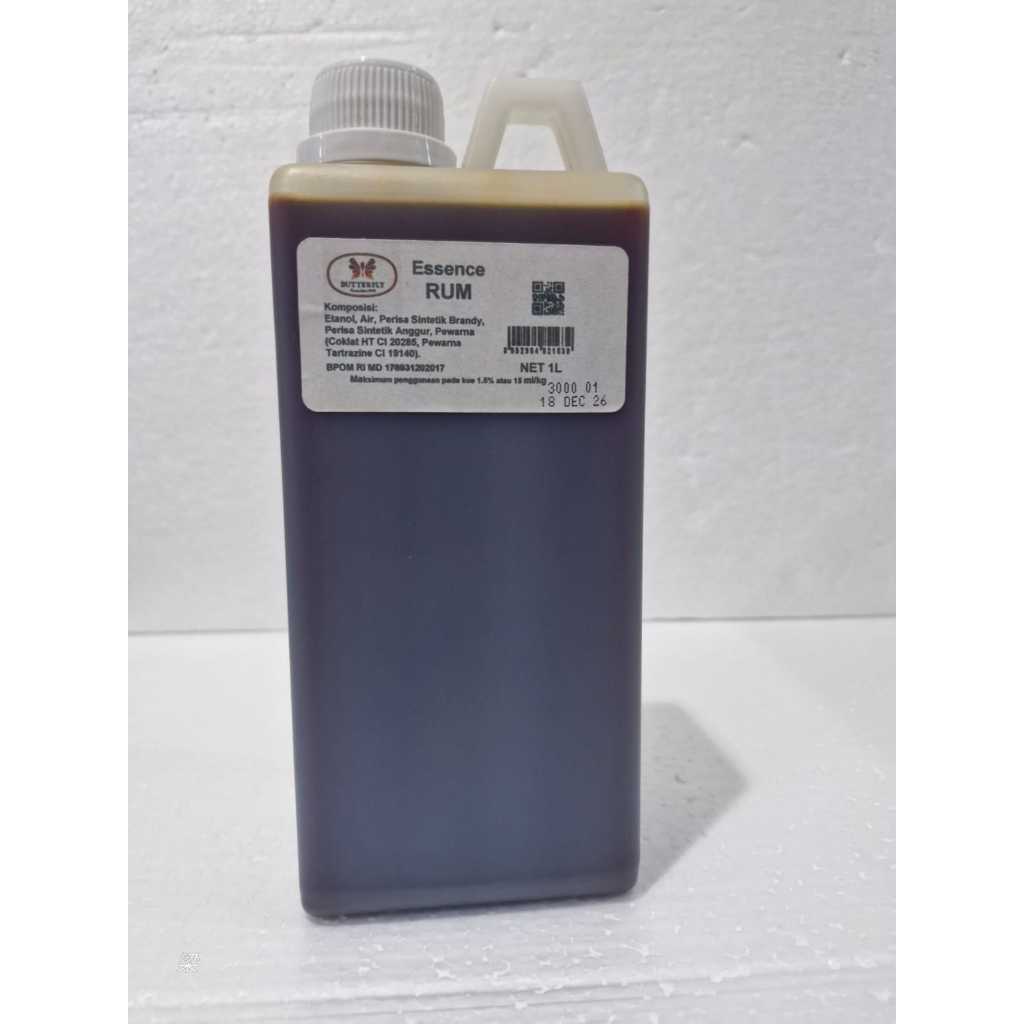 

Butterfly Essence Rum 1 liter Perisa Rum untuk Kue