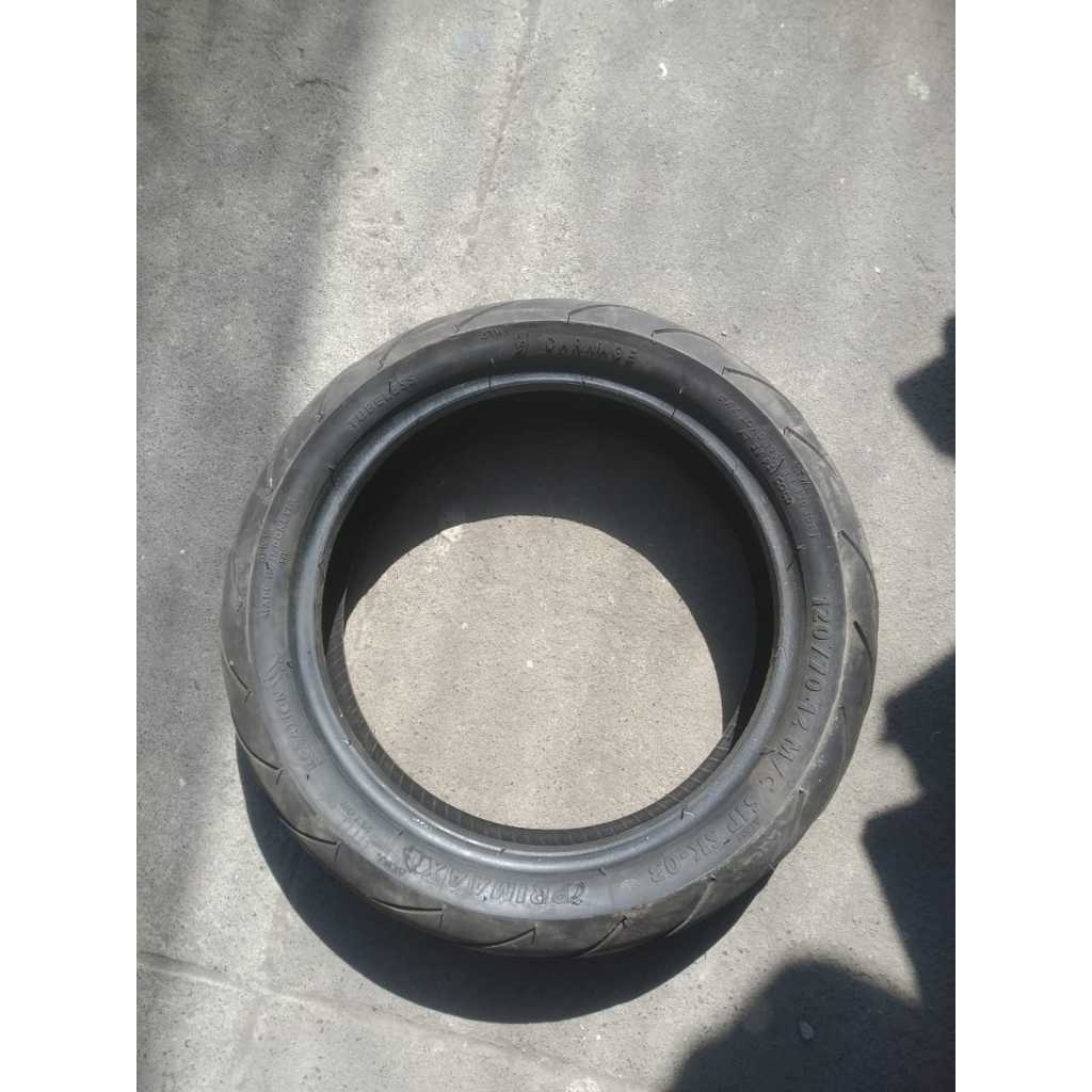 Ban Luar Tubeless Ring 12 120/70  Merk PRIMAAX Copotan Scoopy Donut Bekas