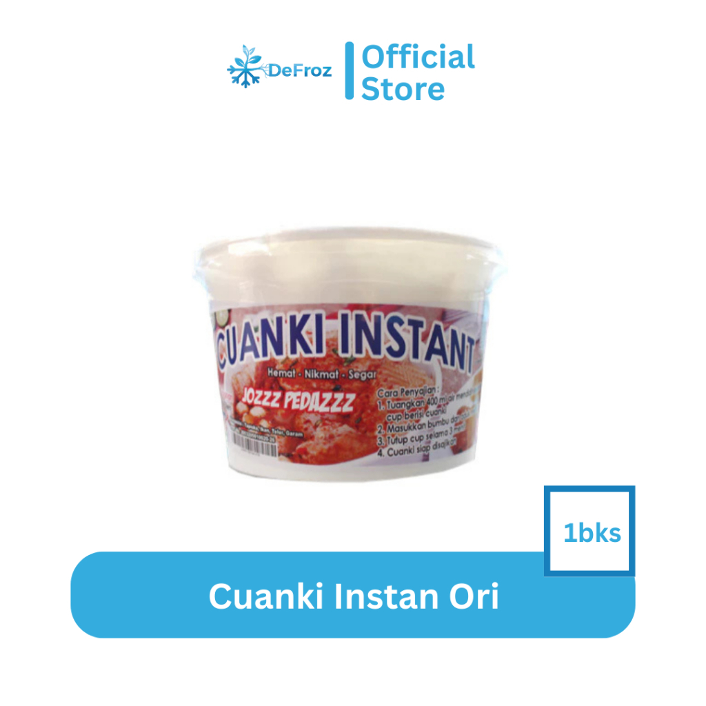 

CUANKI INSTAN - MAKANAN INSTAN