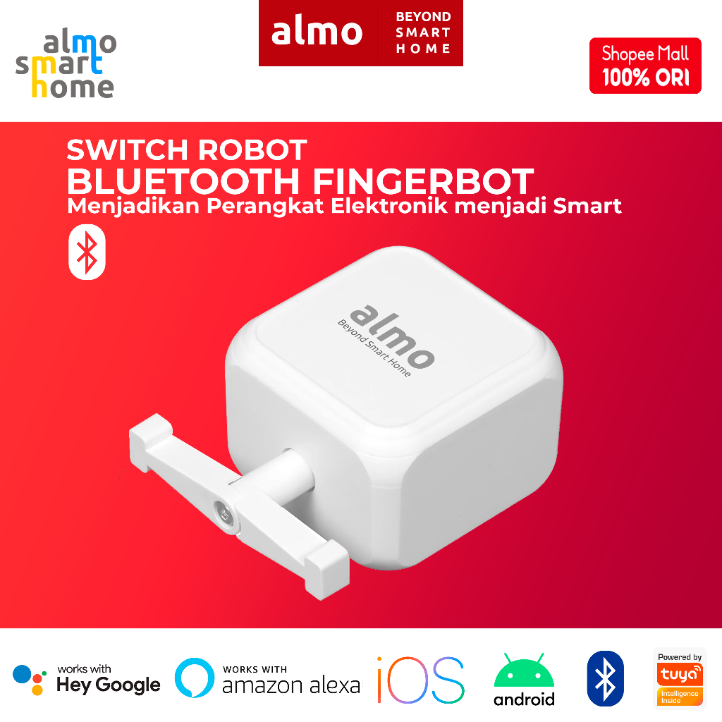 Robot Tombol Pintar Bluetooth untuk Otomasi Saklar dan Perangkat Elektronik