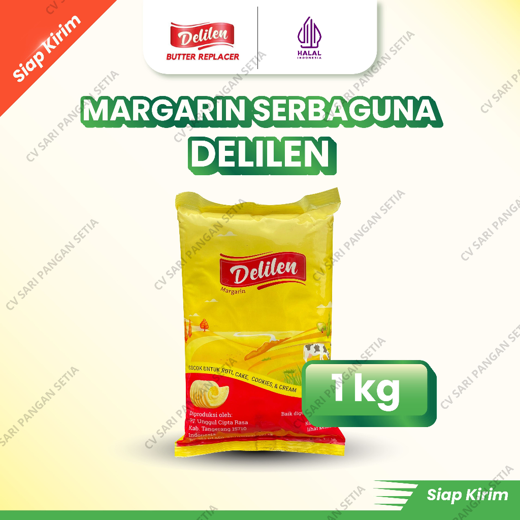 

Margarin Serbaguna Delilen | 1 Kg | Bantal