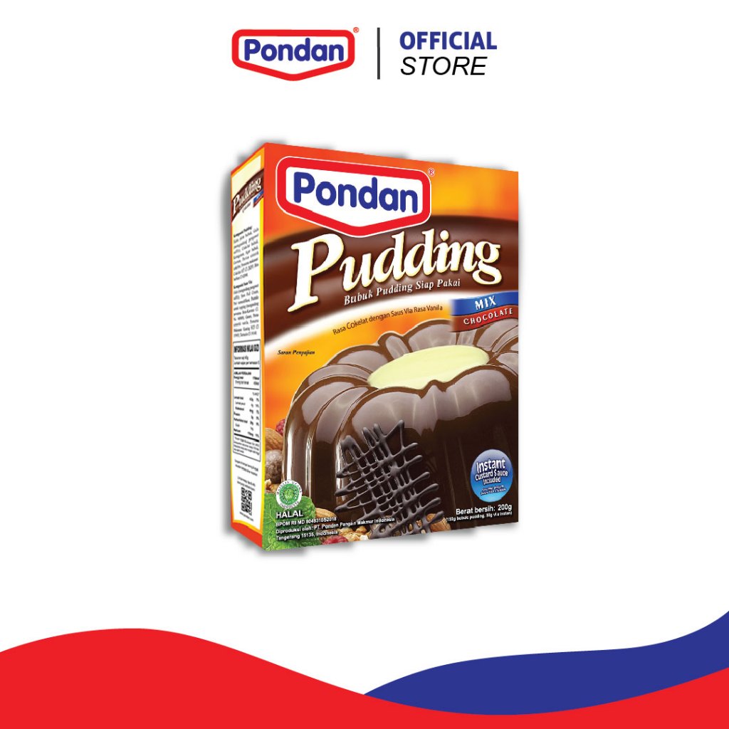 

(DISKON 30%) Pondan Pudding Cokelat 200g EXPIRED 12 APRIL 2026