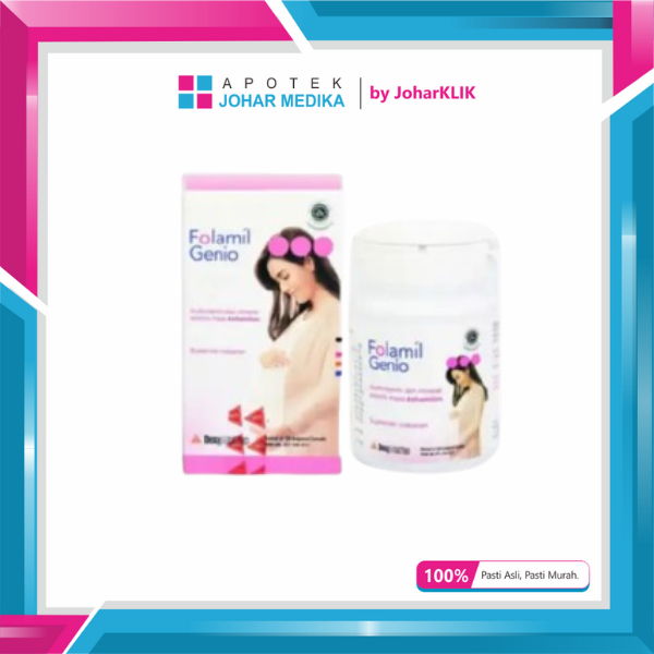 FOLAMIL GENIO BOX ISI 30 KAPSUL LUNAK