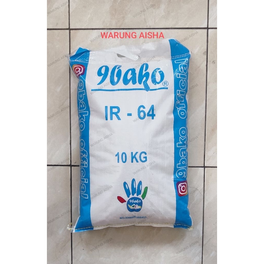 

Beras 9bako IR-64 Beras Premium 10 Kg