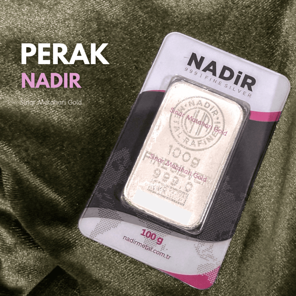 Perak Nadir 100 Gram Silver Bar
