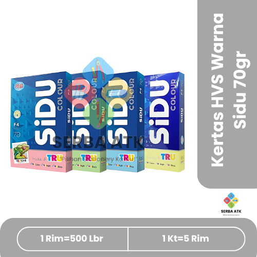 

[500 lembar] Kertas HVS F4 Sidu 70gr kertas fotocopy printing paper