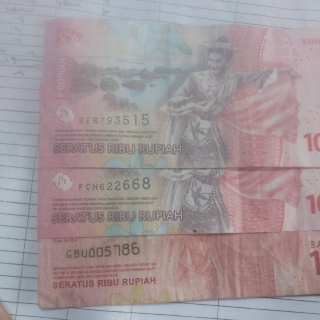 uang bibit seri ganjil genap dan seri 786