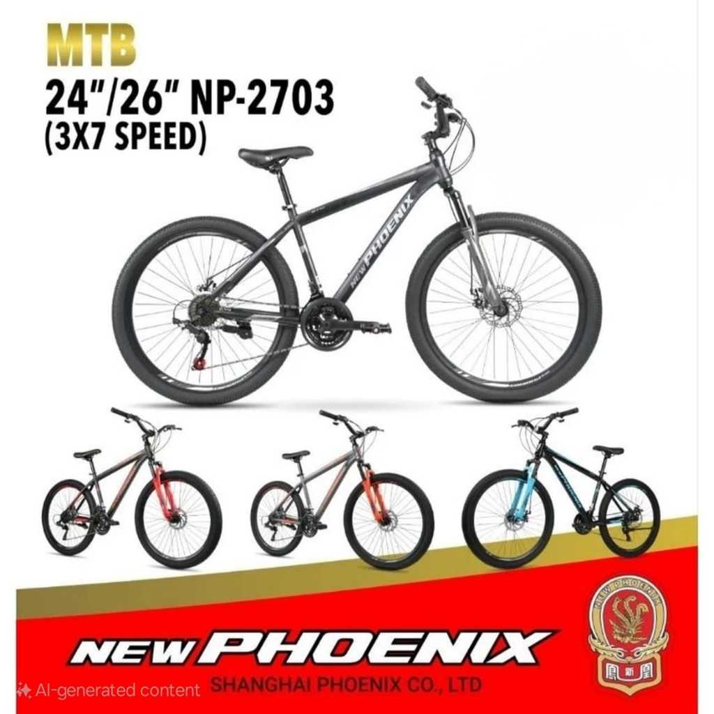 Sepeda MTB New Phoenix NP-2703 26 Inch