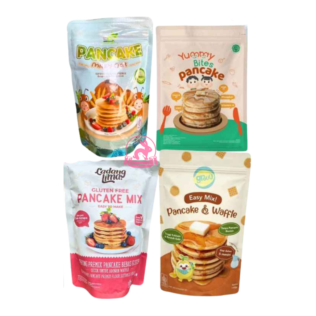 

GROUU TEPUNG PANCAKE MIX LADANG LIMA PLUM&BLUM YUMMY BITES/TEPUNG PANCAKE/ SANFOOD MILKY GLUTEN FREE