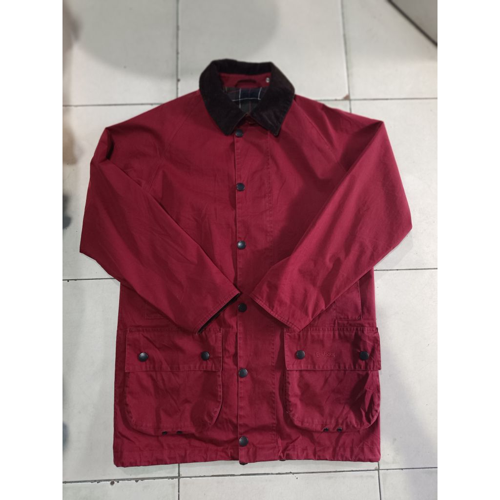 parka barbour maroon second (luxury)