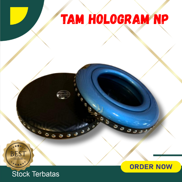 Tam Hologram NP Premium Alat Musik Hadroh Rebana Berkualitas Suara Nyaring