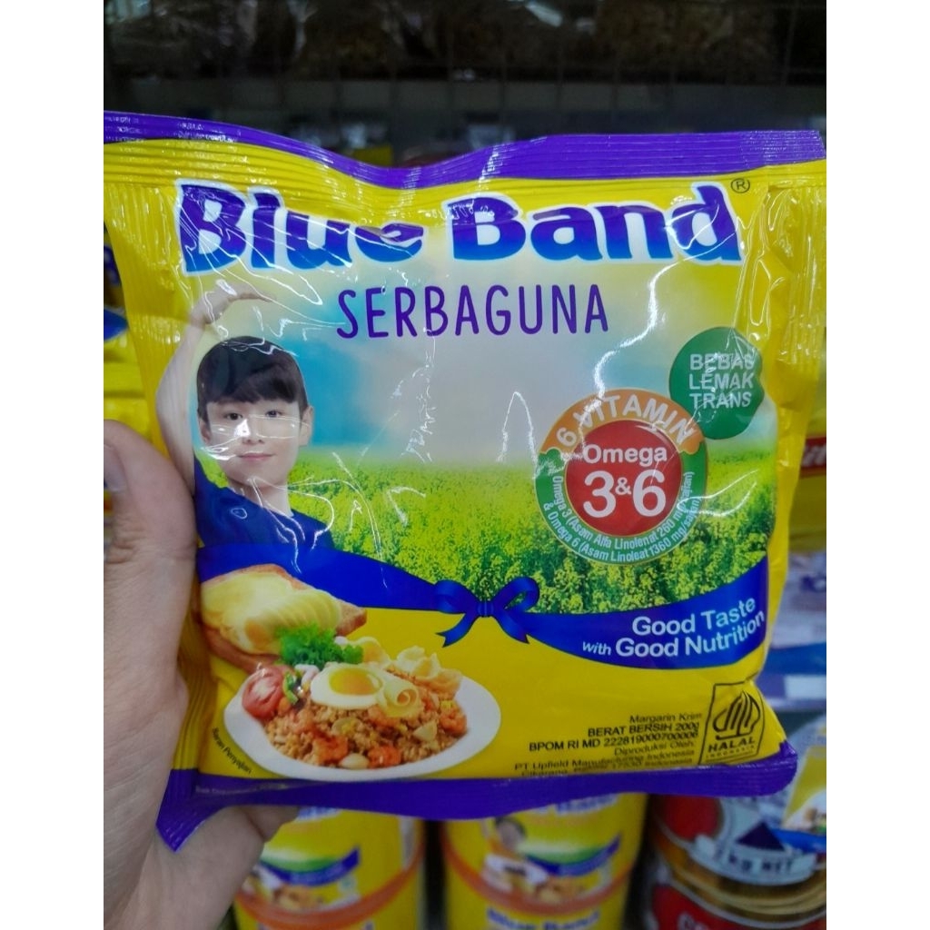 

margarin/mentega blue band serbaguna 200gr