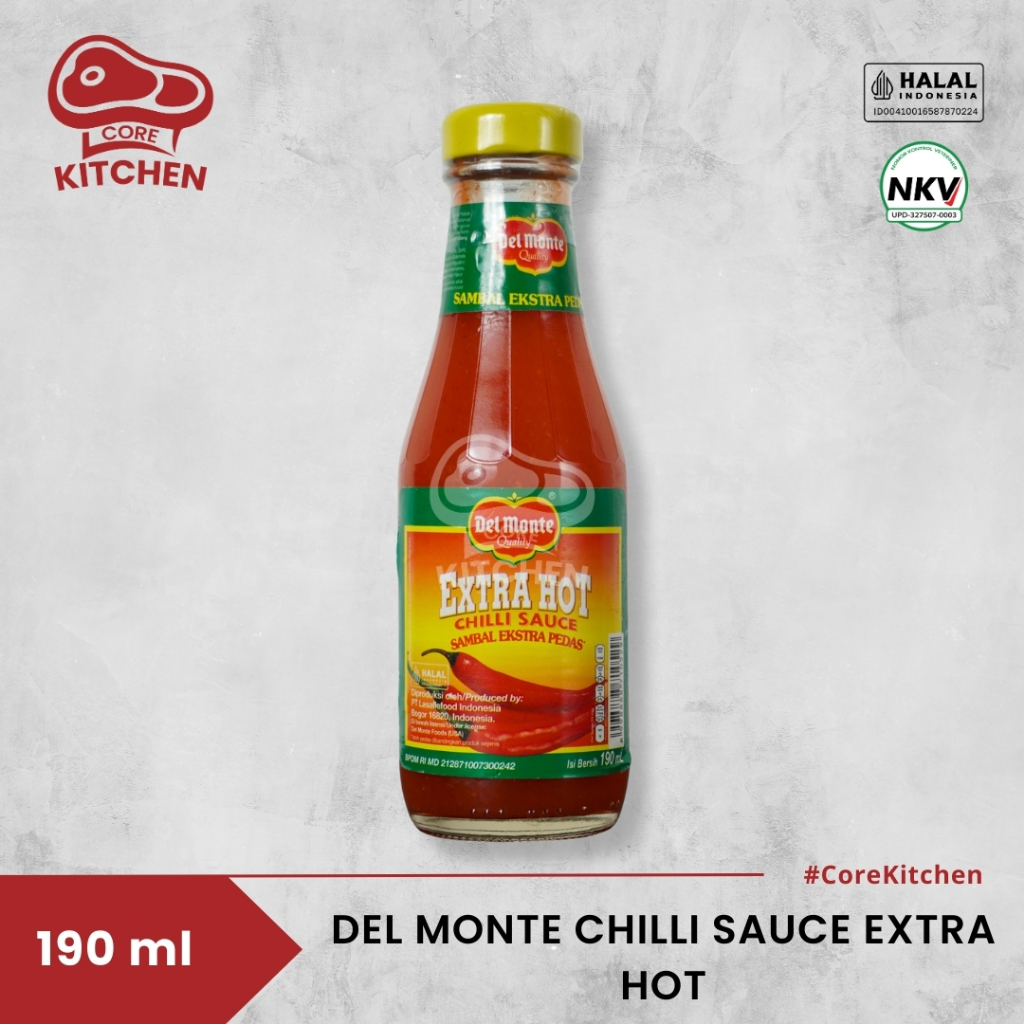

Del Monte Saus Sambal Ekstra Pedas | Extra Hot Chilli Sauce Delmonte 190 ml