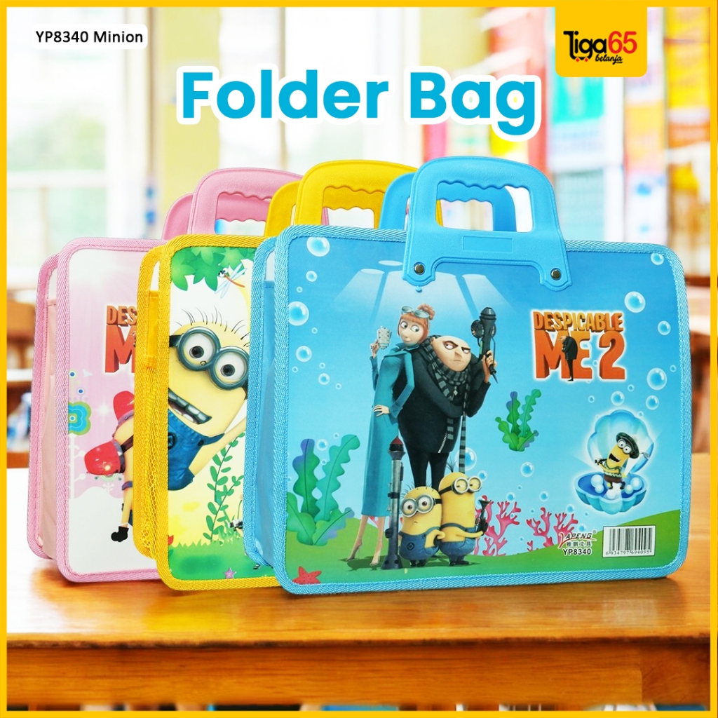 

Map Jinjing / Tas Tenteng Les / Map Mika Printing Minion YP8340