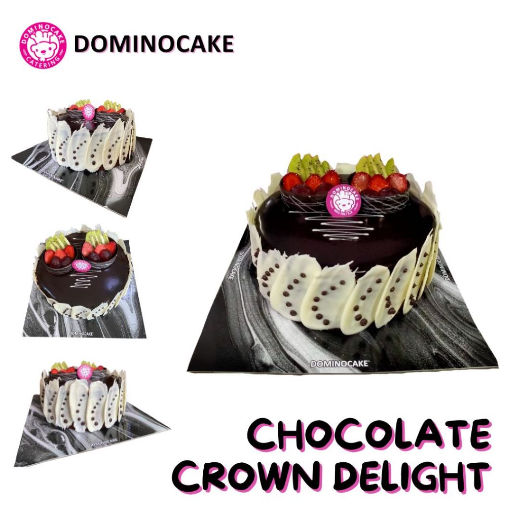 

Dominocake | Chocolate Crown Delight | Fresh Cream
