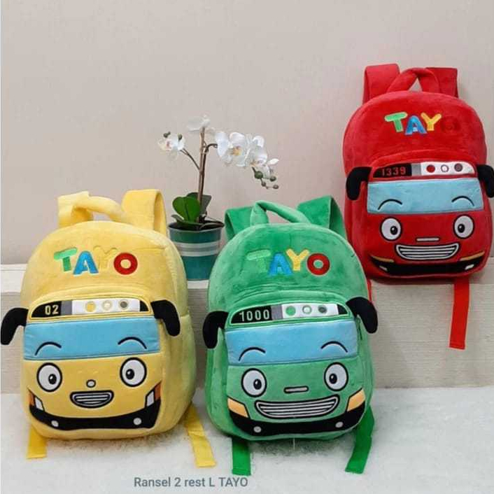 Tas Ransel Tayo L Bus Tayo Ghani Tas Ransel Anak Sekolah SD kado hadiah ultah