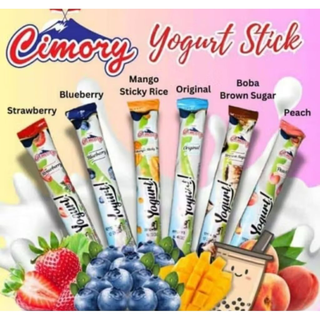 

Cimory Yogurt Stick 40gr isi 25 pcs