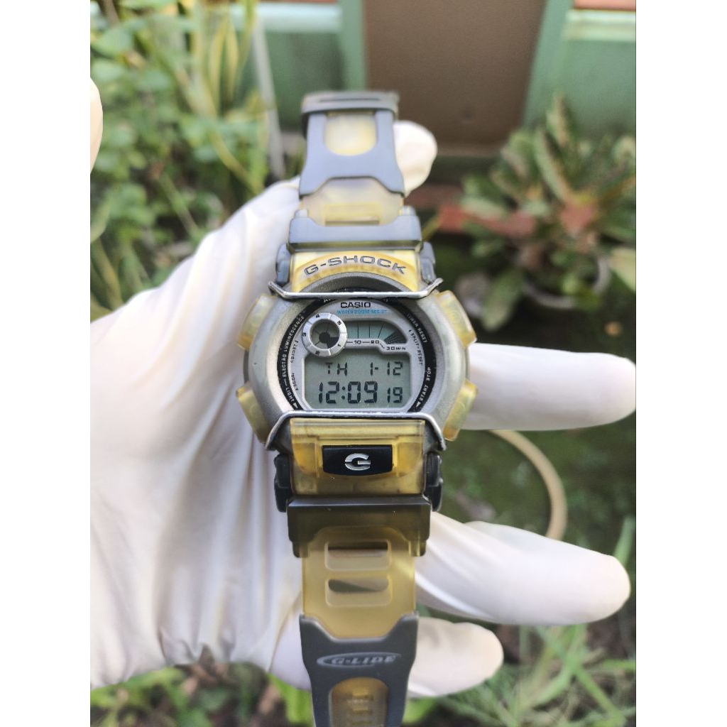 (Harga Net) Jam Tangan Casio G-Shock DW-003 G-Lide All Original Versi BNB Jelly Transparan + Bulbar 