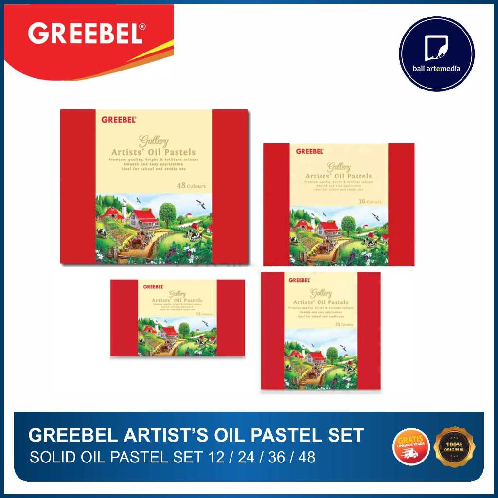 

Greebel - Artist Oil Pastel - Krayon Set 12/24/36/48 - Bali Artemedia