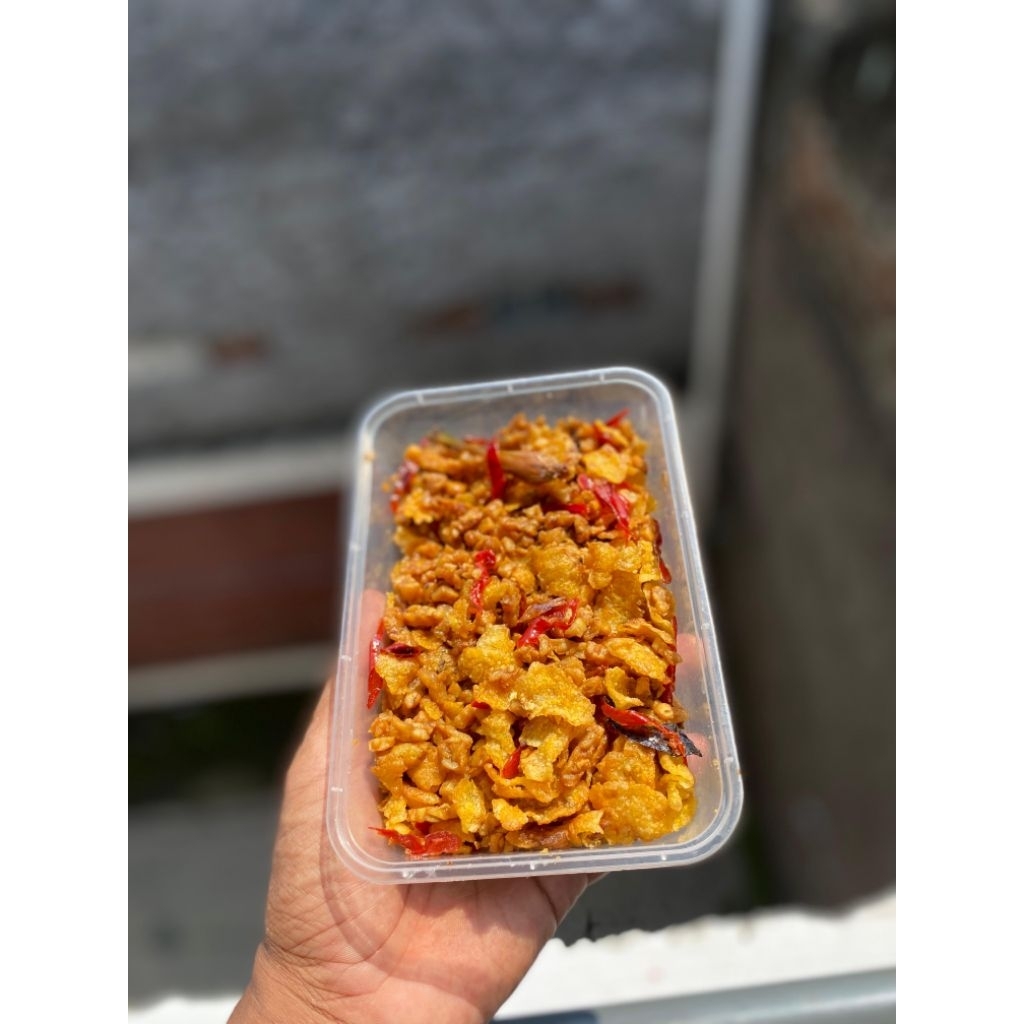 

Kering/Terik Tempe Keripik Jagung Pedas Manis Gurih
