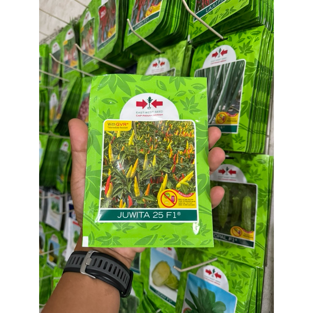 Benih Cabe Rawit Setan JUWITA F1 isi 2250 biji Cap Panah Merah