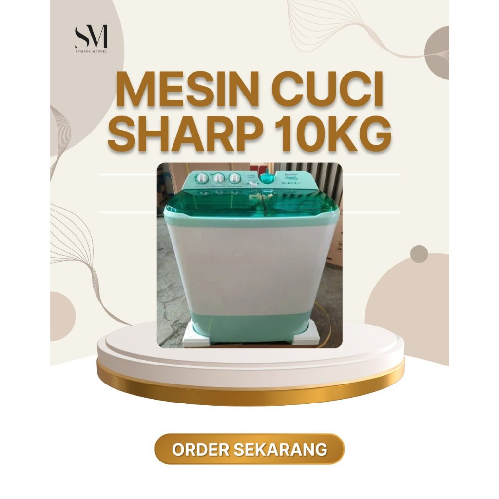 MESIN CUCI SHARP 10KG