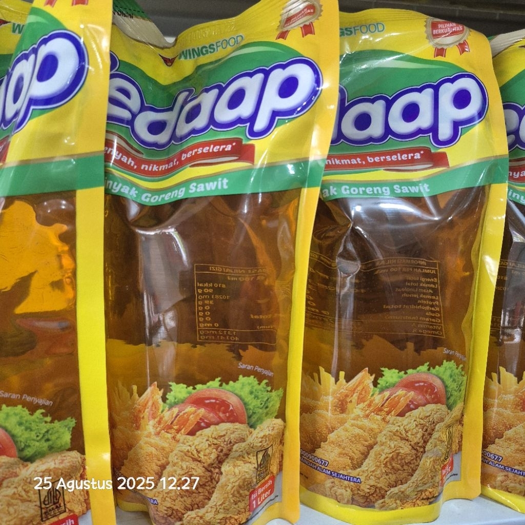 

Minyak Goreng Sedaap 1Lt